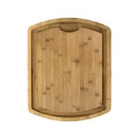 Billot de boucher en bambou 50 X 40 CM - Visuel 0