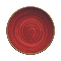 Assiette creuse NATURAL rougee 20 cm - Visuel 0