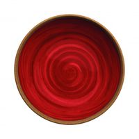Assiette creuse NATURAL rougee 20 cm - Visuel 1