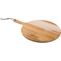 Planche de service ronde Provence en bois de teck - Visuel 0