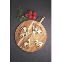Planche de service ronde Provence en bois de teck - Visuel 2