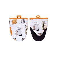 Paire de manique Cats in waiting - Visuel 0