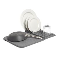 Tapis de séchage - égouttoir gris - Visuel 1