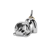 Porte bague Puppy Zoola Chromé - Visuel 0