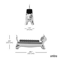 Porte-bagues en forme de chat - Visuel 7