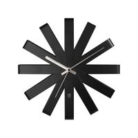 Horloge Ribbon Noir 30 cm - Visuel 1
