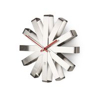 Horloge Ribbon Argent 31 cm - Visuel 1