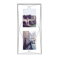 Cadre photo triptyque Prisma chromé - Visuel 1