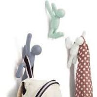 Lot de 3 patères BUDDY coloris assortis - Visuel 0