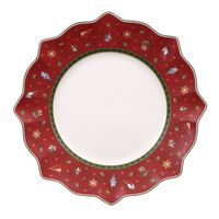 Assiette plate Toy’s Delight rouge 28,4 cm - Visuel 0