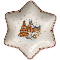 Coupe étoile village pain d'épices Winter Bakery Delight 24,5 cm - Visuel 0
