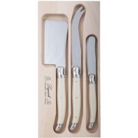 Coffret fromage 3 pieces laguiole ivoire - Visuel 0