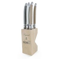 Bloc 6 couteaux a steak laguiole twill - Visuel 0