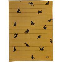 Torchon Dubout Partition de chats Cannelle 50 x 70 - Visuel 0