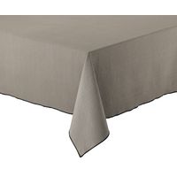 Nappe en coton recyclé Grace 140 x 250 ombre - Visuel 0