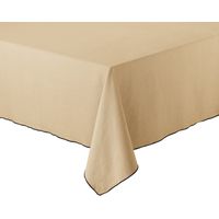 Nappe en coton recyclé Grace 140 x 250 Camel - Visuel 0