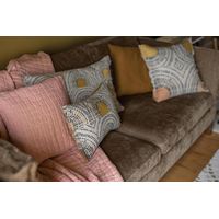 Coussin Swami argile 45 x 45cm - Visuel 1