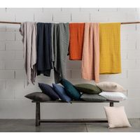 Coussin Swami bleu 45 x 45cm - Visuel 1