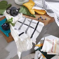 GANT + MANIQUE en coton recyclé JONA vert sapin - Visuel 1