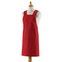 TABLIER en coton recyclé GEN rouge - Visuel 0