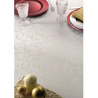 NAPPE 150 x 250 cm EVENT blanc/or - Visuel 0