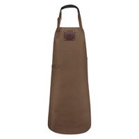 TABLIER CUIR MOCCA - Visuel 1