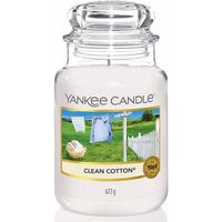 Bougie grande jarre classic senteur coton frais - Visuel 0
