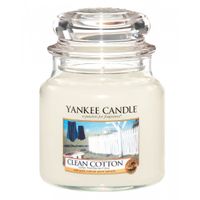 Bougie moyenne jarre classic senteur coton frais - Visuel 0