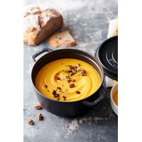 Cocotte en fonte ronde 24 cm noir mat - Visuel 4