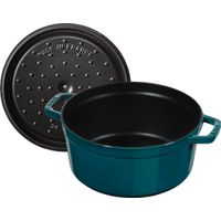 Cocotte en fonte ronde 24 cm La Mer Majolique - Visuel 2