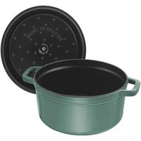 Cocotte en fonte ronde 24 cm Eucalyptus - Visuel 3