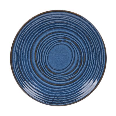 Assiette Plate Moon bleue 27cm
