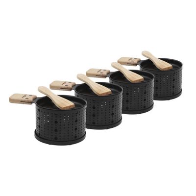 Raclette à la Bougie LUMI 4 Sets Individuels