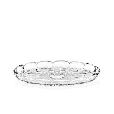 Plateau rond Vanity transparent D 31cm