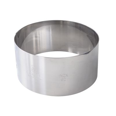Cercle à mousse inox diamètre 9 cm