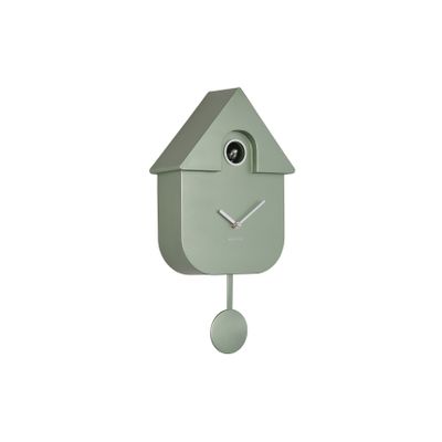 Horloge coucou moderne vert