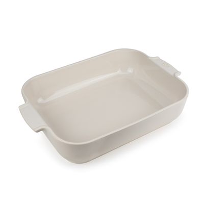 Plat à four rectangulaire écru 40 cm