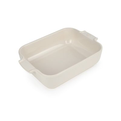 Plat à four rectangulaire écru 25 cm
