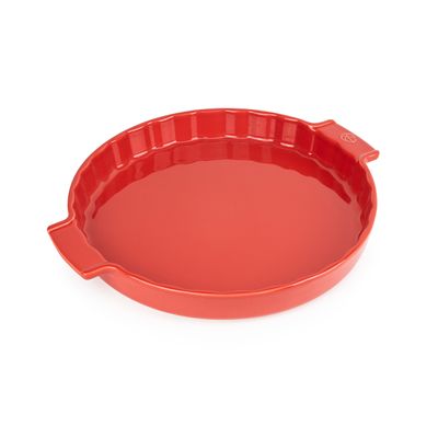 Plat à tarte rouge 30 cm