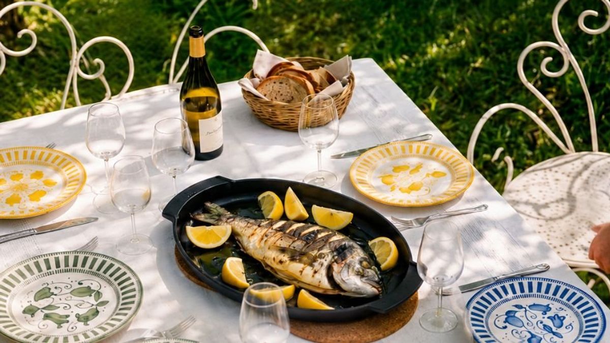 Daurade Royale Grillée à la Méditerranéenne