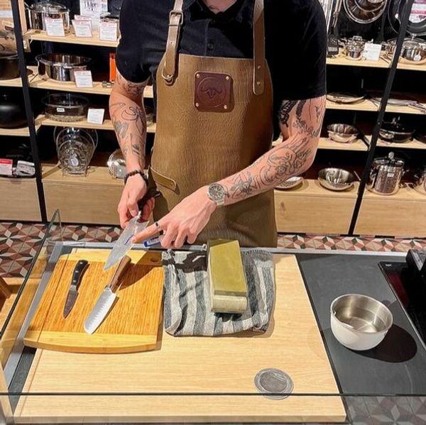 Atelier d'initiation à l'aiguisage de vos couteaux de cuisine sur pierre à eau