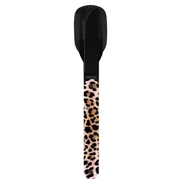 Couverts droits aimantés 12h34 Leopard