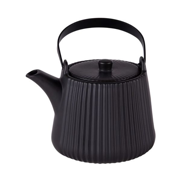 Théière Tiao 1L avec filtre noire