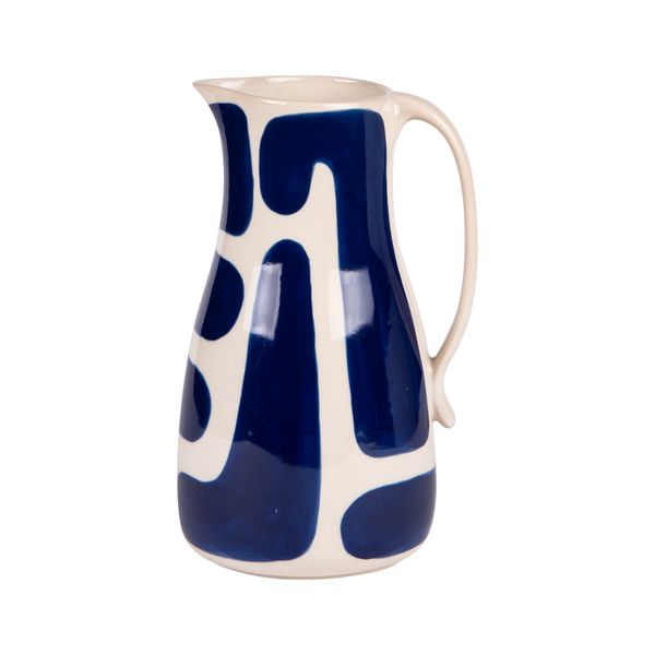 Pichet Lulli bleu 25cm