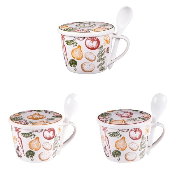 Sucrier En Céramique Blanche YOLIFE Avec Couvercle Et Cuillère - 230 Ml - Diamètre 8,2 Cm - Pour Sucre Et Épices