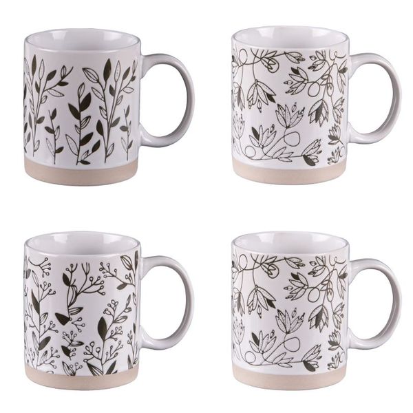 Coffret de 4 mugs Bucolique 35 cl