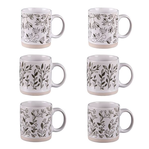 Coffret de 6 tasses Bucolique 18 cl