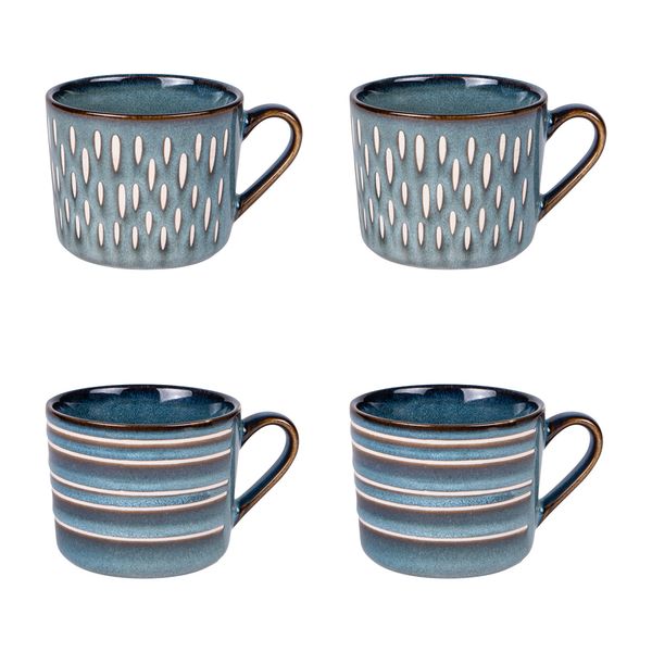 Coffret 4 mugs Helsinki 44cl