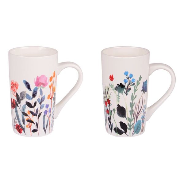 Coffret de 2 mugs Flor 50 cl