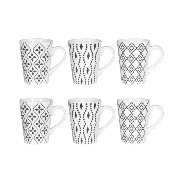 Coffret 6 tasses à café ANTIGUA 10 cl